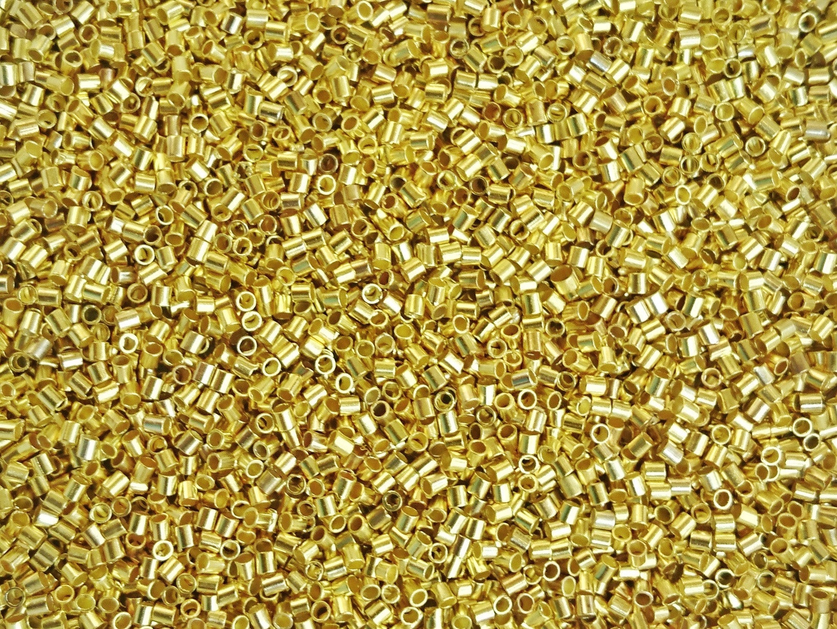 Crimp Bead, 1.5mm, Tube, 1mm Hole, Price Per 500 Pieces - amakeit bead 天富