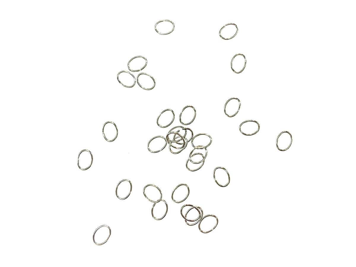 不鏽鋼開口圈, 0.4x3x4mm橢圓形, 100個