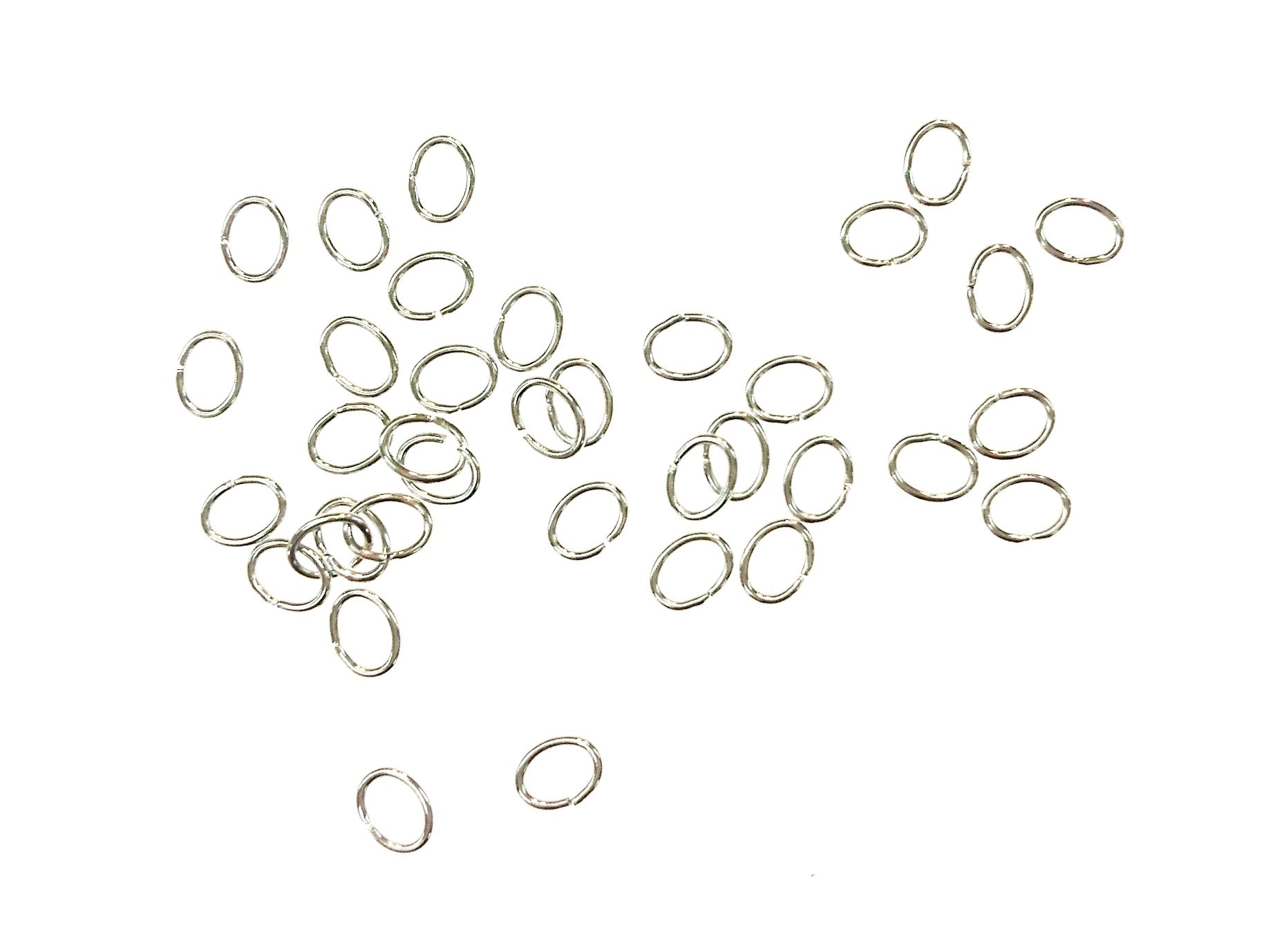 不鏽鋼開口圈, 0.5x3x4mm橢圓形, 100個