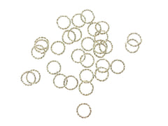 銅開口圈, 扭紋, 6mm, 24個