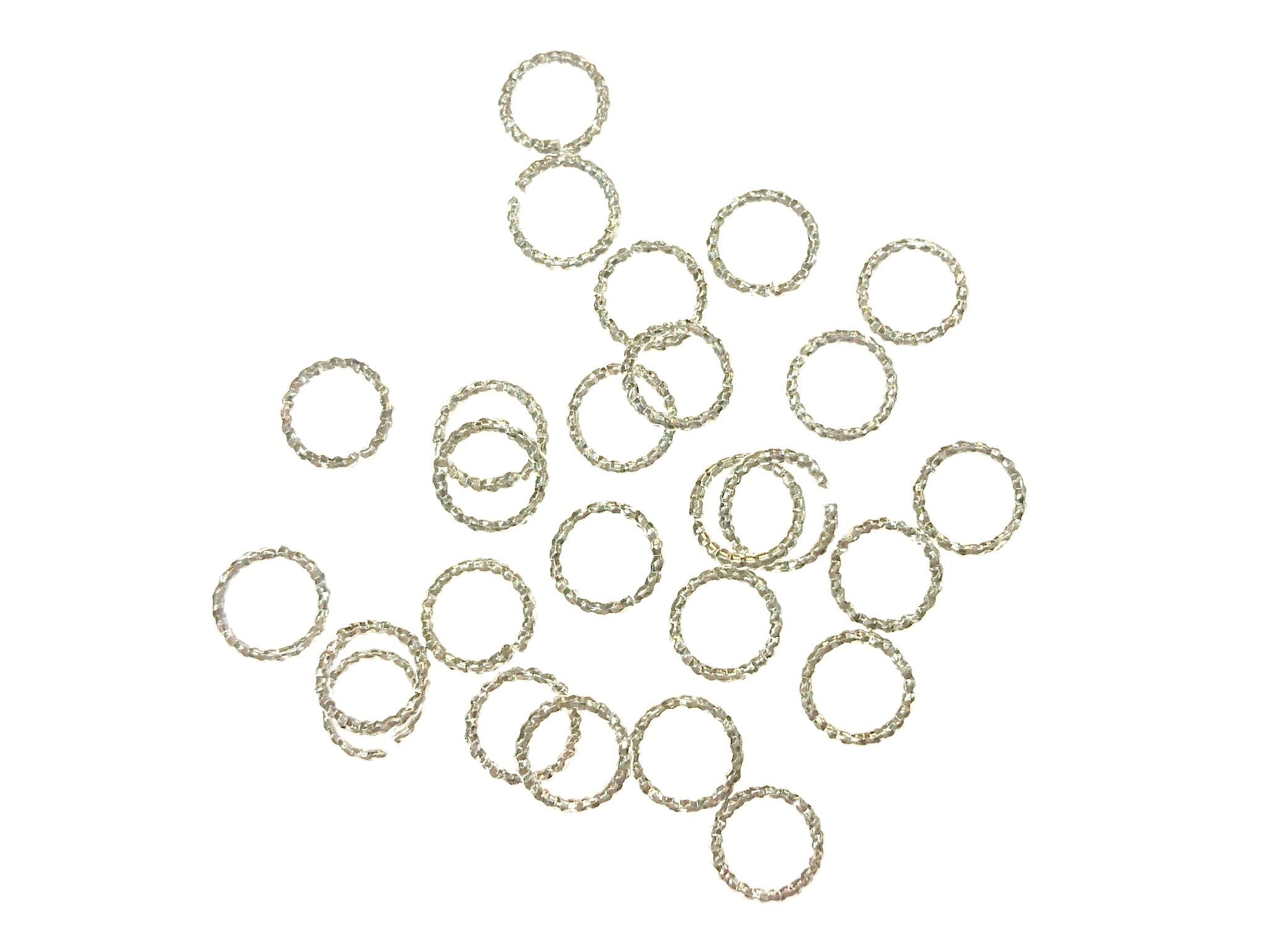 銅開口圈, 扭紋, 7mm, 24個