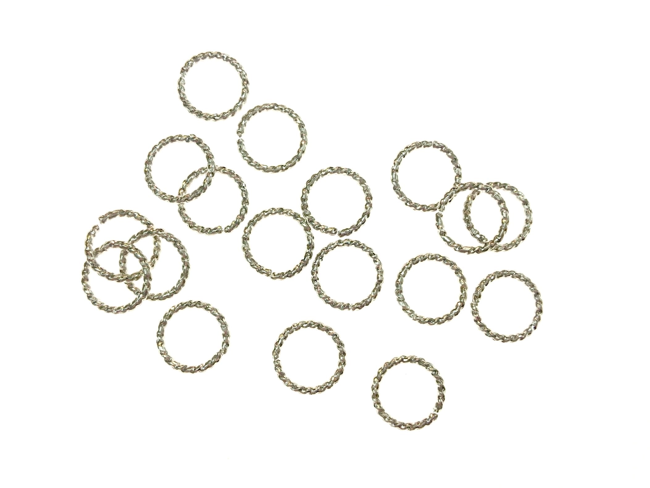 銅開口圈, 扭紋, 8mm, 24個