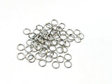 Jump Ring, 0.9x6mm, Stainless Steel, 72 Pieces  | 不鏽鋼開口圈, 0.9x6mm橢圓形, 72個