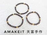 Made to order - Obsidian(Apache Tears), Single loop, Gemstone Bracelet | 訂製手鏈, 冰曜石, 單圈, 天然水晶