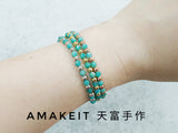 Made to order - Amazonite, Single loop, Gemstone Bracelet | 訂製手鏈, 天河石, 單圈, 天然水晶