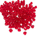 Bicone Glass Bead, 5mm, Red, 72 Pcs | 雙尖水晶玻璃, 5mm, 大紅, 72粒