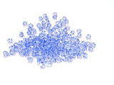 雙尖水晶玻璃, 4mm, 淺藍, 144粒