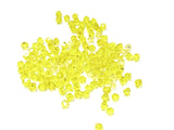 Bicone Glass Bead, 4mm, yellow, 144 Pcs | 雙尖水晶玻璃, 4mm, 橘黃, 144粒
