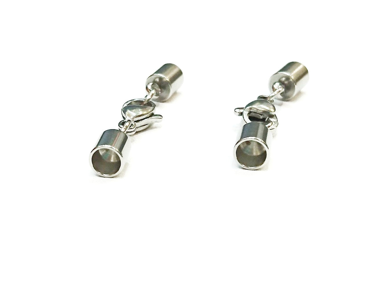 繩尾扣, 不鏽鋼, 4mm繩用