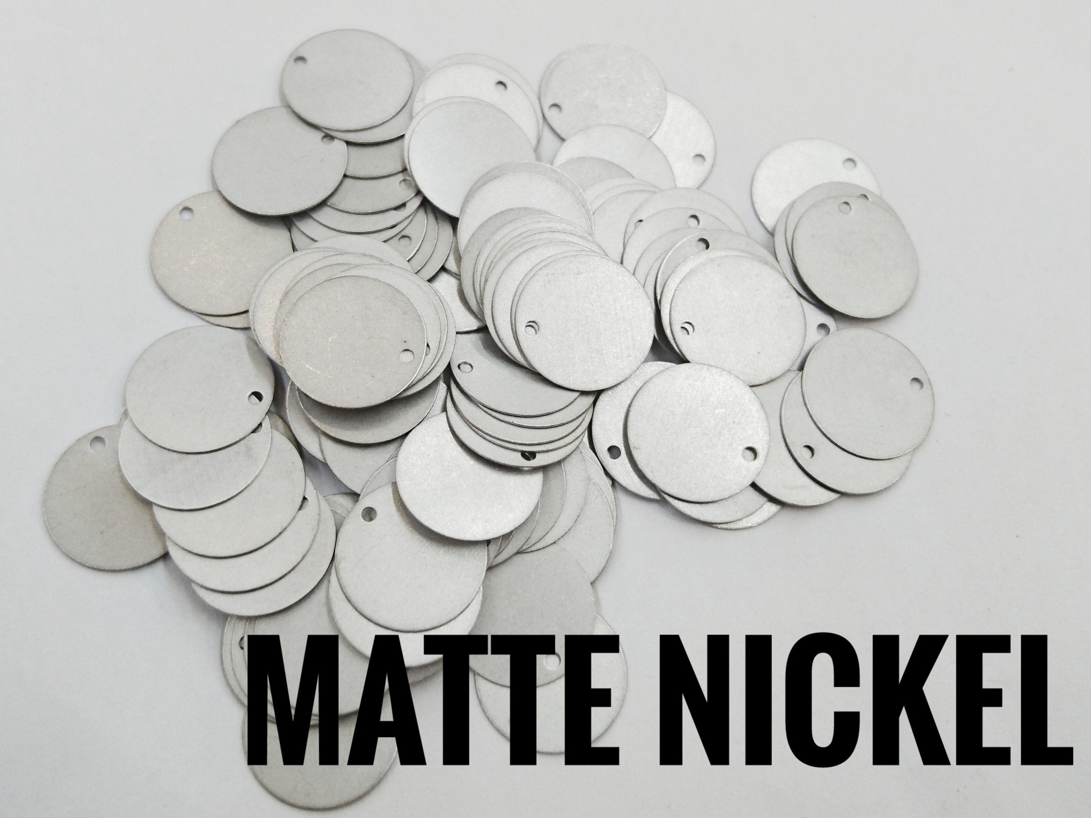 圓銅片, 12mm, 邊孔, 24/100個