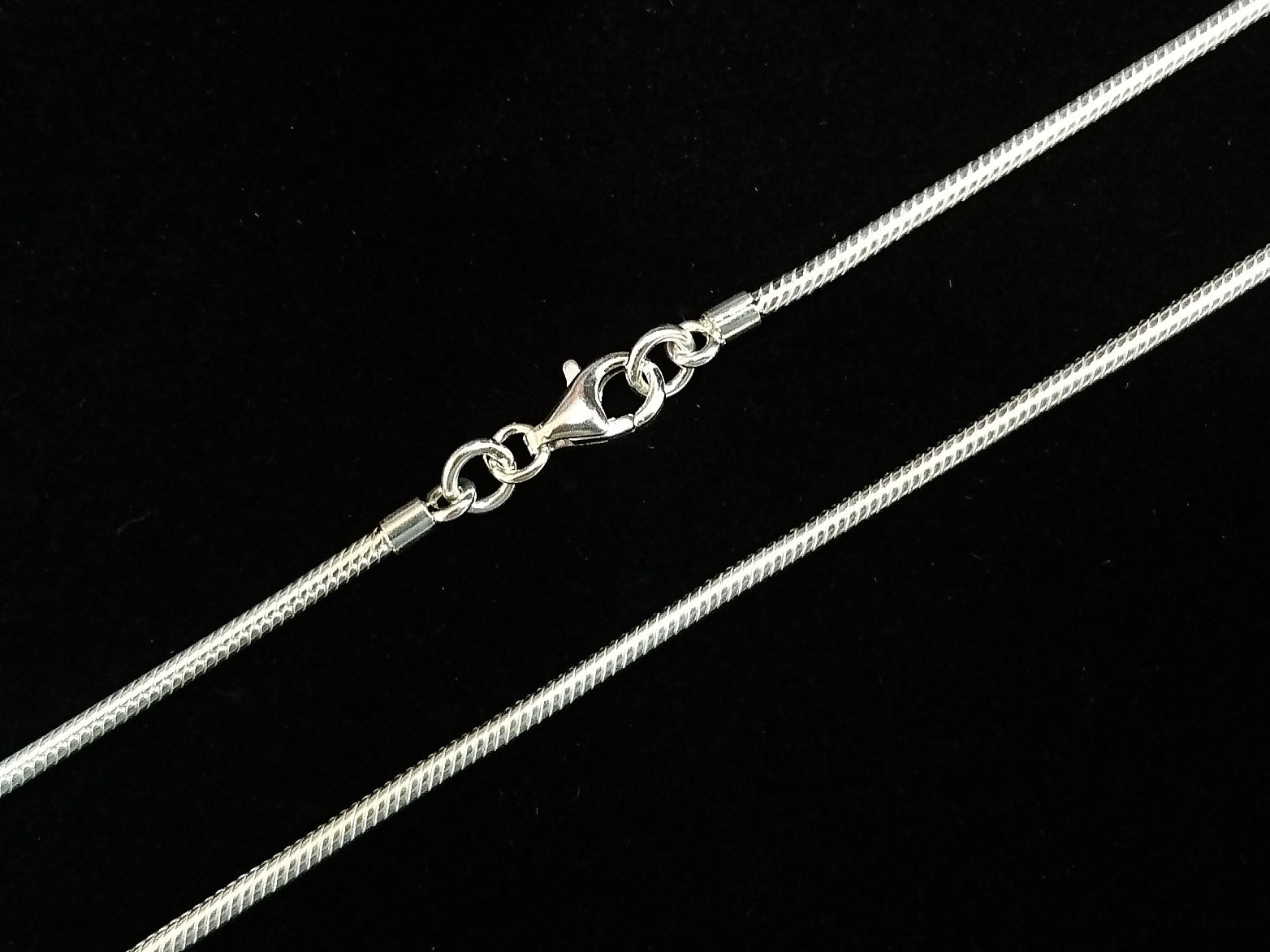 18" 925銀項鏈 1.8mm 蛇鏈