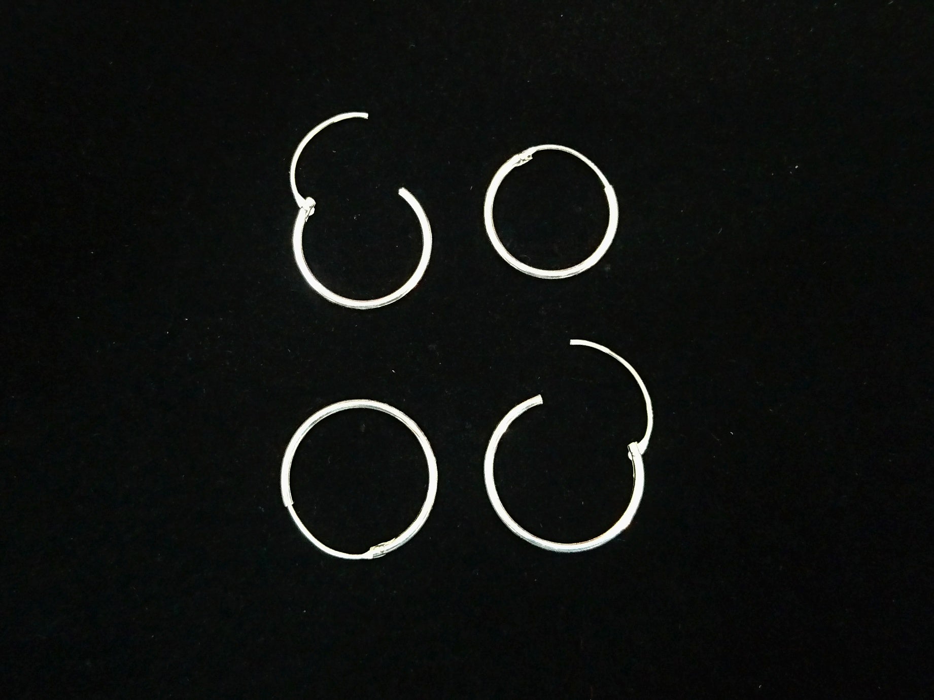 Loop Hoop Earring, Sterling Silver | 925銀耳圈