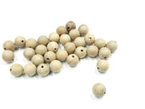 Wood beads, 8mm Round, Camphorwood, 25 pcs per pack | 木珠, 8mm圓, 香樟木, 25粒