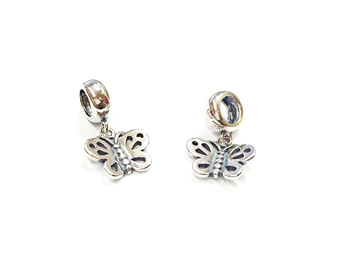 925銀吊墜, 蝴蝶, 12mm