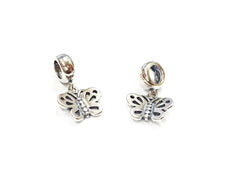 925銀吊墜, 蝴蝶, 12mm