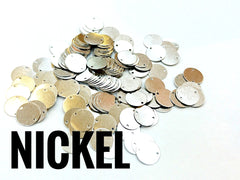 特價, 圓銅片, 10mm, 雙孔, 100個