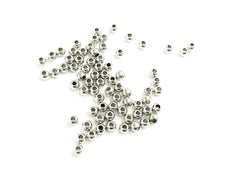 Stainless Steel Beads, 4mm, Solid Ball, Price Per Pack - amakeit bead 天富