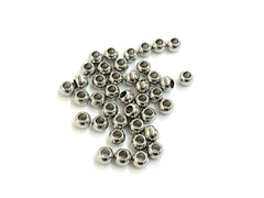Stainless Steel Beads, 6mm, Solid Ball, Price Per Pack - amakeit bead 天富