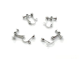 Clip On Earrings, Screw back clips, 3 Pairs - amakeit bead 天富