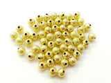 Sanded Brass Bead, Round, 6mm, Price Per Pack - amakeit bead 天富
