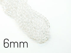Rock Crystal, Smooth Round Beads, Gemstone Beads | 白水晶, 圓形, 水晶