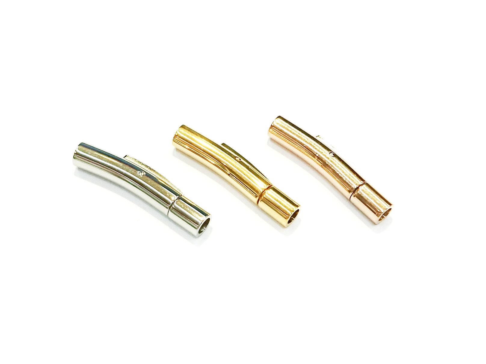 繩尾按扣, 不鏽鋼, 5x28mm, 3mm繩