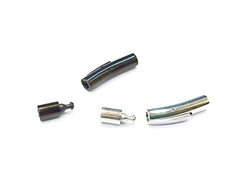 繩尾按扣, 不鏽鋼, 5x28mm, 3mm繩