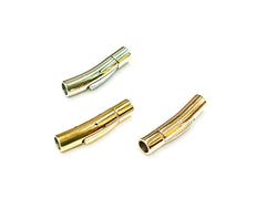 繩尾按扣, 不鏽鋼, 6x28mm, 4mm繩