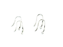 925銀閃石耳勾, 有圈