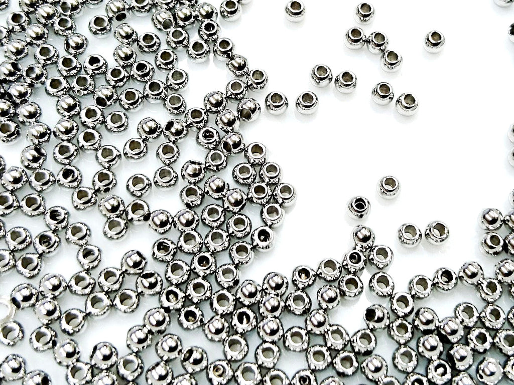 不鏽鋼珠, 3mm, 實心, 1.2mm孔, 72粒