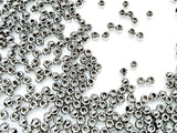 Stainless Steel Beads, 3mm, Solid Ball, 1.2mm hole, 72 Pieces | 不鏽鋼珠, 3mm, 實心, 1.2mm孔, 72粒