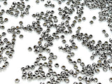 Stainless Steel Beads, 2mm, Solid Ball, 1mm hole, 72 Pieces | 不鏽鋼珠, 2mm, 實心, 1mm孔, 72粒