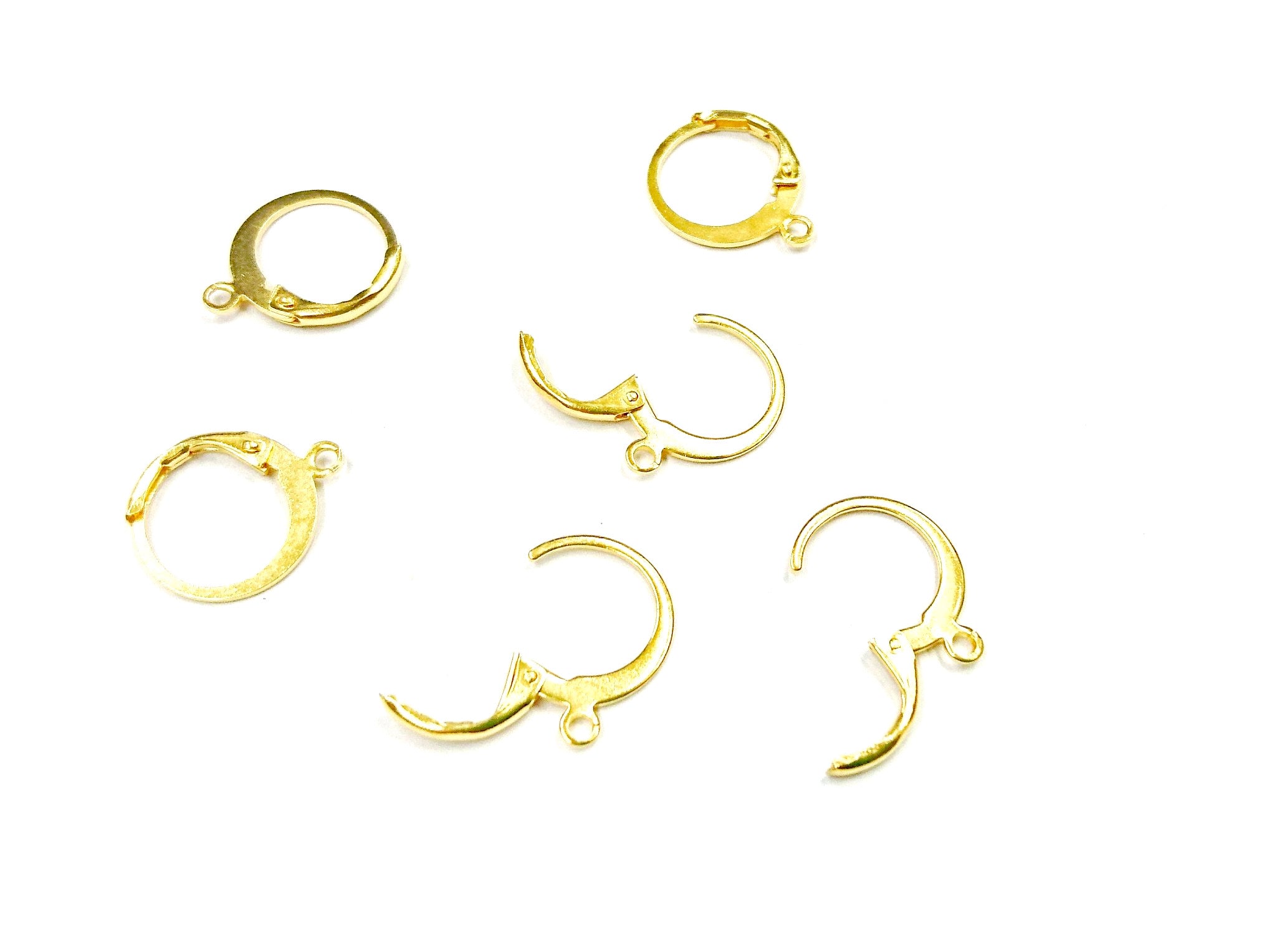 不鏽鋼耳鐶圈, 有圈, 2對