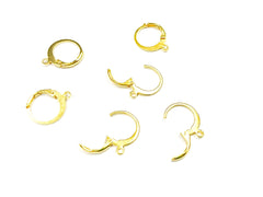 不鏽鋼耳鐶圈, 有圈, 2對