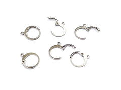 不鏽鋼耳鐶圈, 有圈, 2對