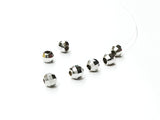 Beads, Sterling Silver, Facet-cut, Multi-cut, 4mm | 925銀珠, 4mm批花圓珠