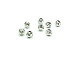 Beads, Sterling Silver, Multi-cut, 6mm | 925銀珠, 6mm批花圓珠