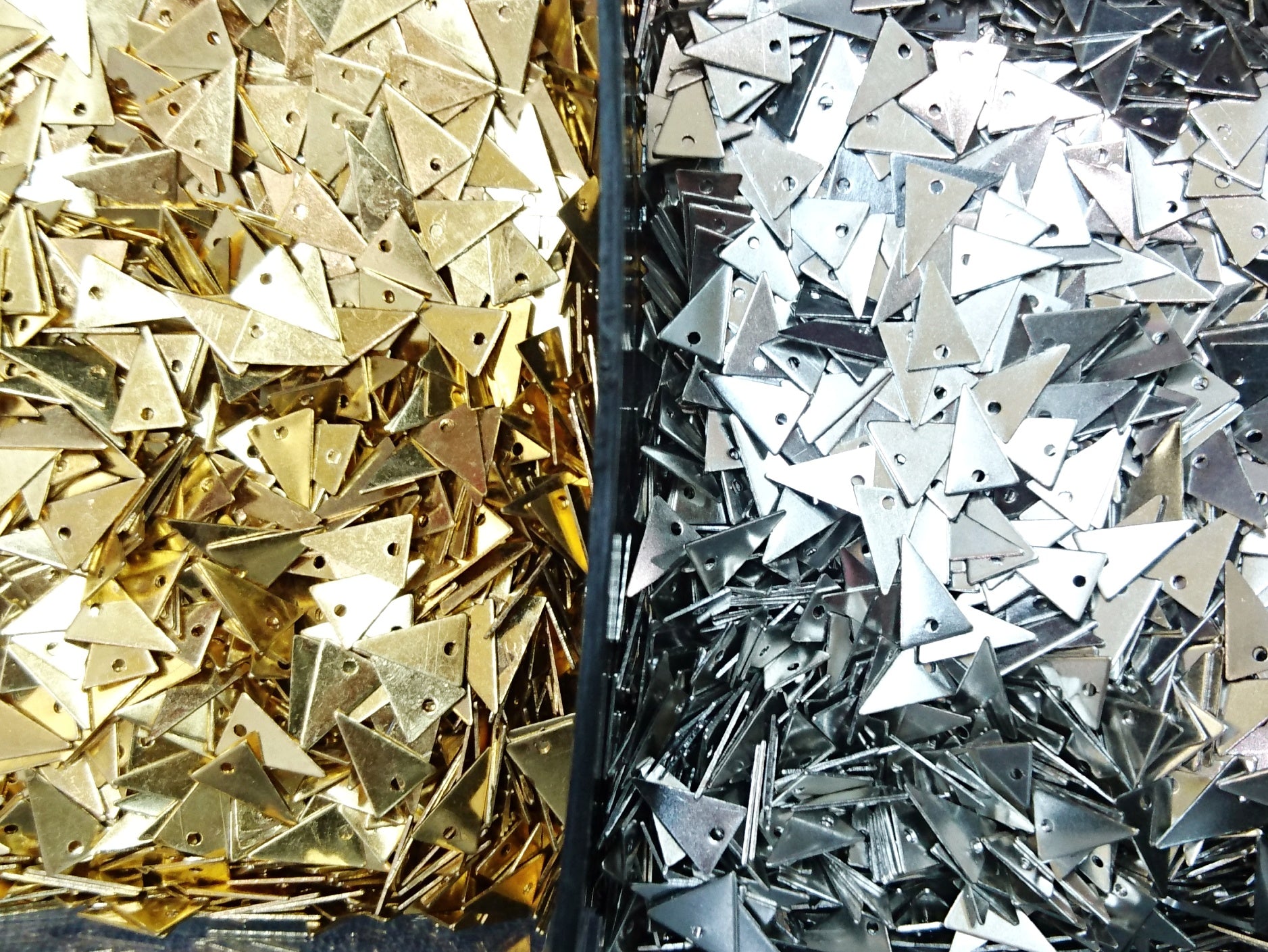 三角形銅片, 7x11.5mm, 36個