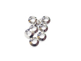 Spacer, Stainless Steel, 3.2x9.5mm, Large Hole Bead, 2 Pieces | 不鏽鋼隔珠, 3.2x9.5mm, 2個
