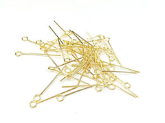不鏽鋼9字針, 金色, 36個