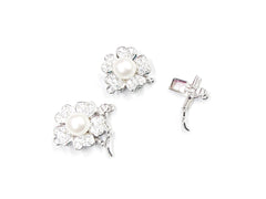 閃石鏈扣, 925銀插扣, 13.5mm