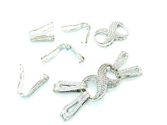 閃石鏈扣, 2排扣, 2x7cm