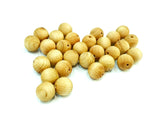Wood beads, 8mm, 10mm, Round, Cypress Wood, Price per Pack | 木珠, 8mm/10mm圓, 柏樹木珠, 散珠包裝