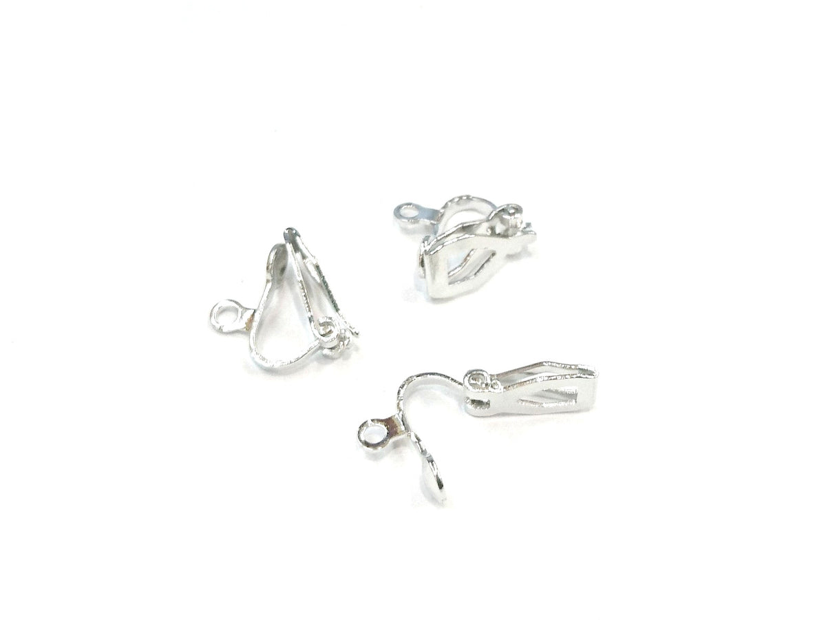 銅耳夾, 有圈, 3對