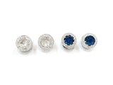 Cubic Zirconia Brass Beads, 11.5x12.5mm, 5mm hole, 1 Pc | 方晶鋯石銅珠,11.5x12.5mm, 5mm孔, 1個