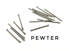 Connector, Brass, 2 Holes, Sideways Stick Connector, 25mm/30mm | 連接件, 銅, 2孔, 25mm/30mm