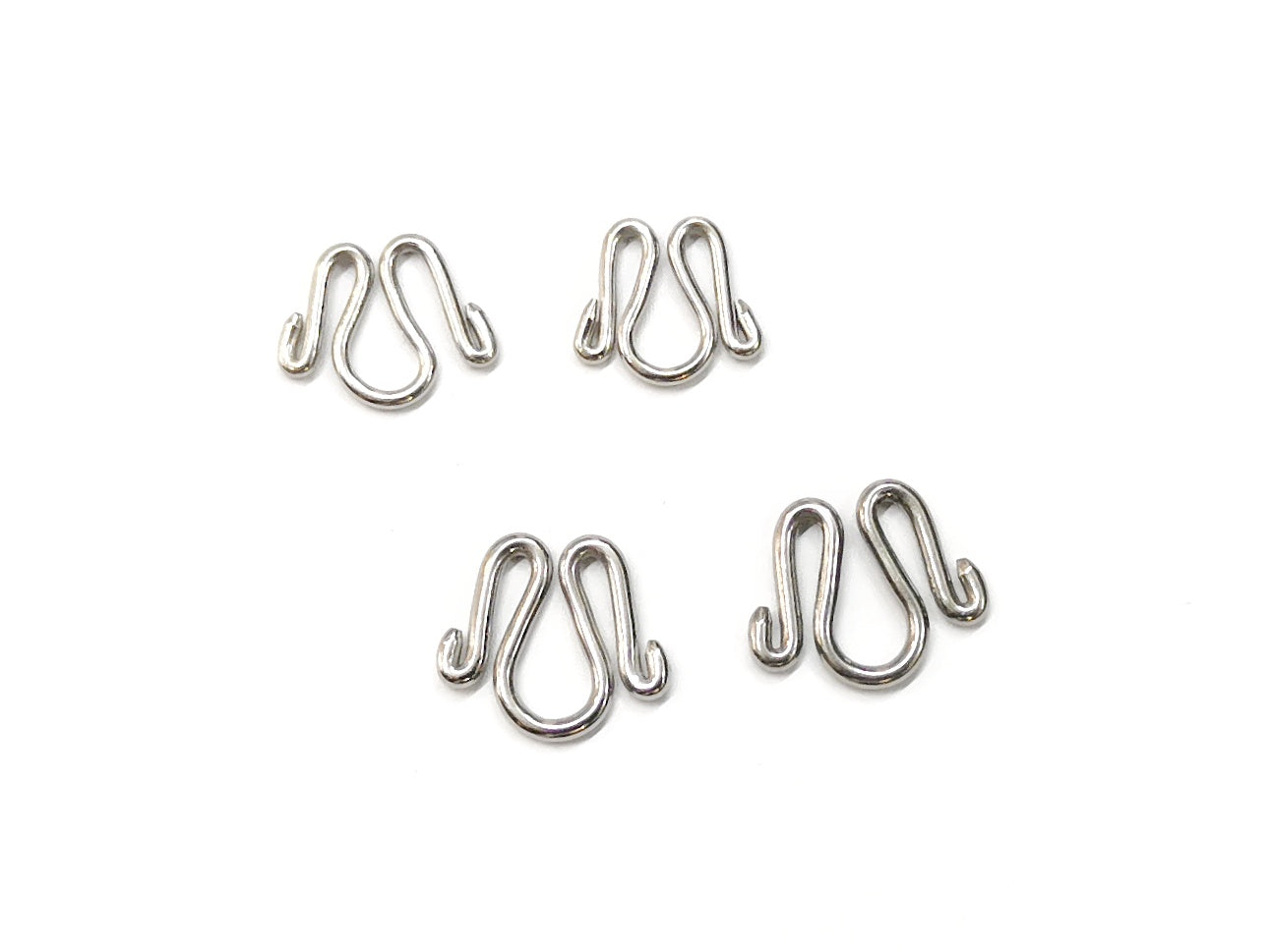 W Shape Clasp, Stainless Steel, 2 pcs | W扣, 不鏽鋼, 2個