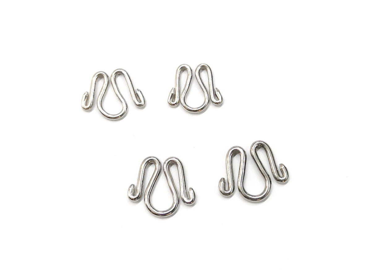 W Shape Clasp, Stainless Steel, 2 pcs | W扣, 不鏽鋼, 2個
