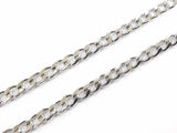 Stainless Steel, Flat Curb Chain, 4.6mm | 不鏽鋼鏈, 4.6mm, 扁鏈