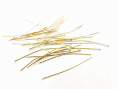 不鏽鋼T針, 金色, 36個